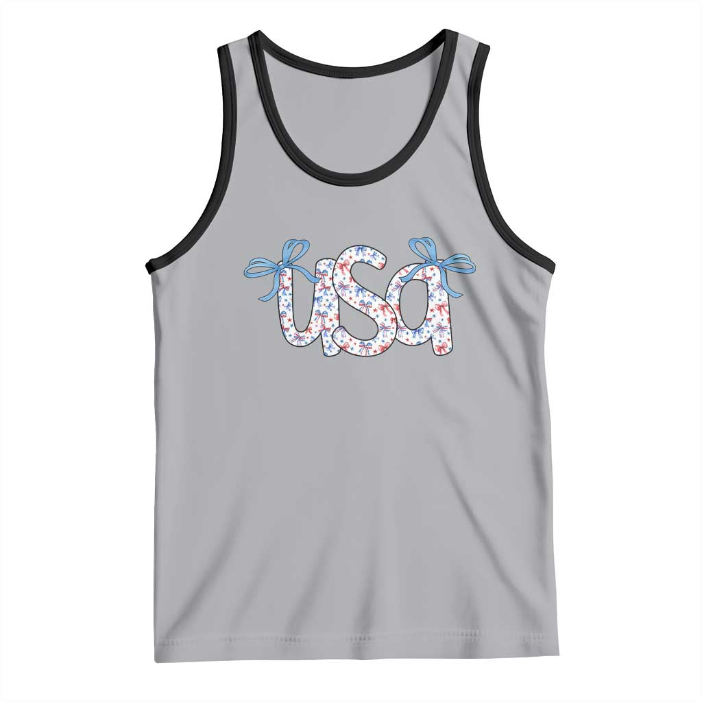 Coquette USA Tank Top Patriotic American Girl 4th of July - Wonder Print Shop