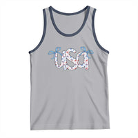 Coquette USA Tank Top Patriotic American Girl 4th of July - Wonder Print Shop