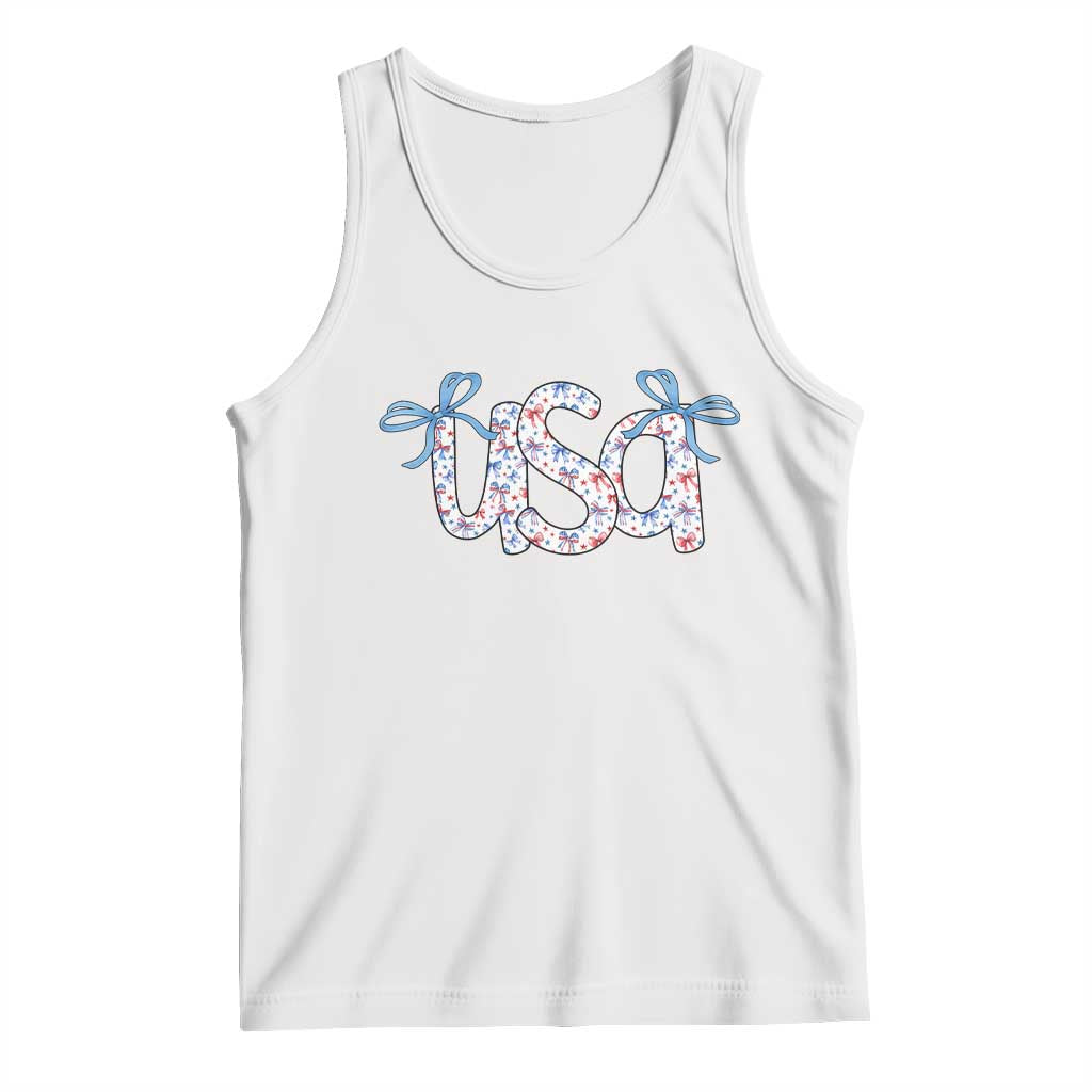 Coquette USA Tank Top Patriotic American Girl 4th of July - Wonder Print Shop