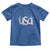 Coquette USA Toddler T Shirt Patriotic American Girl 4th of July - Wonder Print Shop