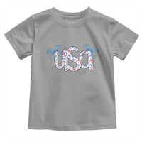 Coquette USA Toddler T Shirt Patriotic American Girl 4th of July - Wonder Print Shop