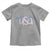 Coquette USA Toddler T Shirt Patriotic American Girl 4th of July - Wonder Print Shop