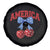 America Cherry Coquette Bow Spare Tire Cover 4th of July Patriotic - Wonder Print Shop
