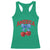 America Cherry Coquette Bow Racerback Tank Top 4th of July Patriotic - Wonder Print Shop