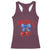 America Cherry Coquette Bow Racerback Tank Top 4th of July Patriotic - Wonder Print Shop