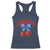 America Cherry Coquette Bow Racerback Tank Top 4th of July Patriotic - Wonder Print Shop