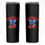 America Cherry Coquette Bow Skinny Tumbler 4th of July Patriotic - Wonder Print Shop