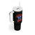 America Cherry Coquette Bow Tumbler With Handle 4th of July Patriotic - Wonder Print Shop