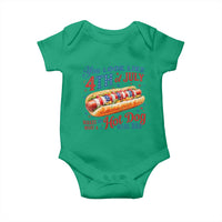 You Look Like 4th of July Hot Dog Baby Onesie Funny Patriotic Food Meme - Wonder Print Shop