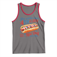 You Look Like 4th of July Hot Dog Tank Top Funny Patriotic Food Meme - Wonder Print Shop