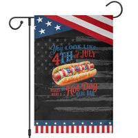 You Look Like 4th of July Hot Dog Garden Flag Funny Patriotic Food Meme