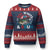 Funny Fishing Ugly Christmas Sweater Red White Bruh Fisherman Gift American Flag - Wonder Print Shop