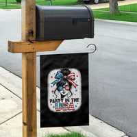 Party In USA Girls 4th of July Garden Flag Messy Bun USA - Wonder Print Shop