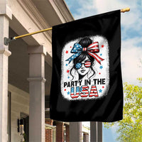 Party In USA Girls 4th of July Garden Flag Messy Bun USA - Wonder Print Shop
