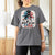 Party In USA Girls 4th of July T Shirt For Women Messy Bun USA - Wonder Print Shop