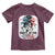 Party In USA Girls 4th of July Toddler T Shirt Messy Bun USA - Wonder Print Shop