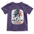 Party In USA Girls 4th of July Toddler T Shirt Messy Bun USA - Wonder Print Shop