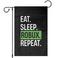 Eat Sleep Roblox Repeat Garden Flag Funny Video Game Lovers Gamers