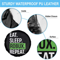 Eat Sleep Roblox Repeat Spare Tire Cover Funny Video Game Lovers Gamers