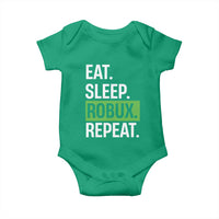 Eat Sleep Roblox Repeat Baby Onesie Funny Video Game Lovers Gamers