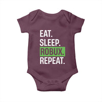 Eat Sleep Roblox Repeat Baby Onesie Funny Video Game Lovers Gamers
