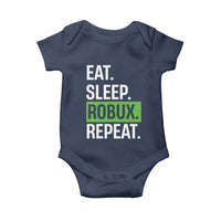 Eat Sleep Roblox Repeat Baby Onesie Funny Video Game Lovers Gamers