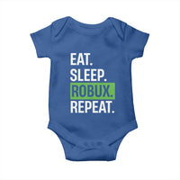 Eat Sleep Roblox Repeat Baby Onesie Funny Video Game Lovers Gamers