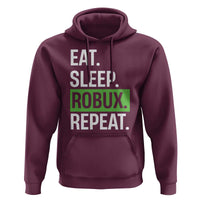 Eat Sleep Roblox Repeat Hoodie Funny Video Game Lovers Gamers