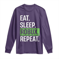 Eat Sleep Roblox Repeat Long Sleeve Shirt Funny Video Game Lovers Gamers