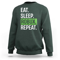 Eat Sleep Roblox Repeat Sweatshirt Funny Video Game Lovers Gamers