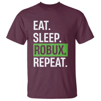 Eat Sleep Roblox Repeat T Shirt Funny Video Game Lovers Gamers