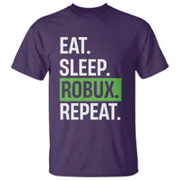 Eat Sleep Roblox Repeat T Shirt Funny Video Game Lovers Gamers