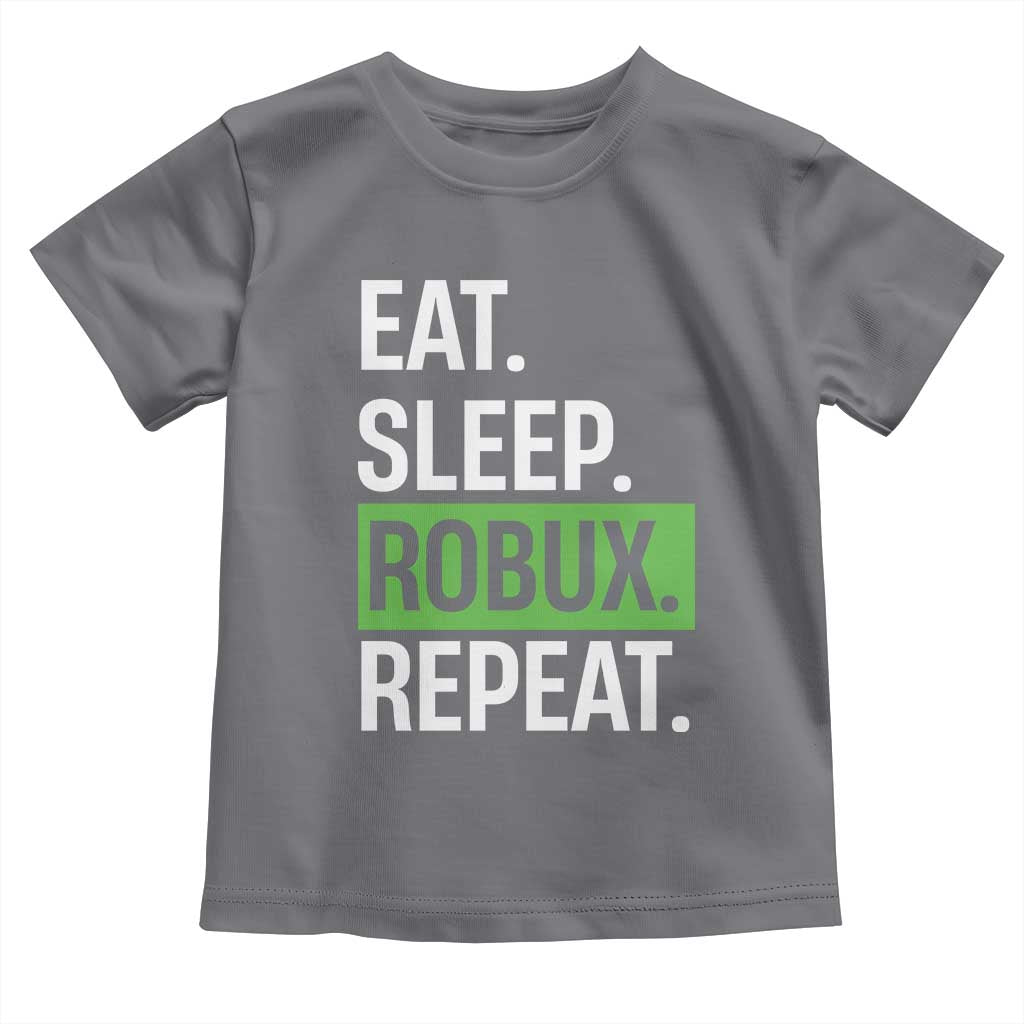 Eat Sleep Roblox Repeat Toddler T Shirt Funny Video Game Lovers Gamers