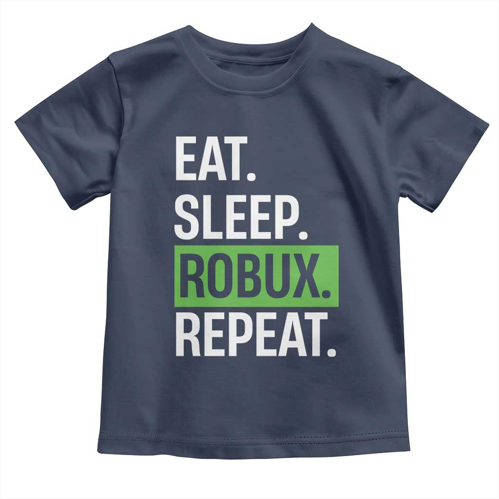 Eat Sleep Roblox Repeat Toddler T Shirt Funny Video Game Lovers Gamers
