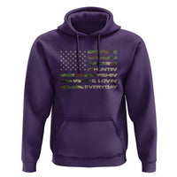 Hunting Fishing Loving Hoodie Hunter Fisher Camo American Flag