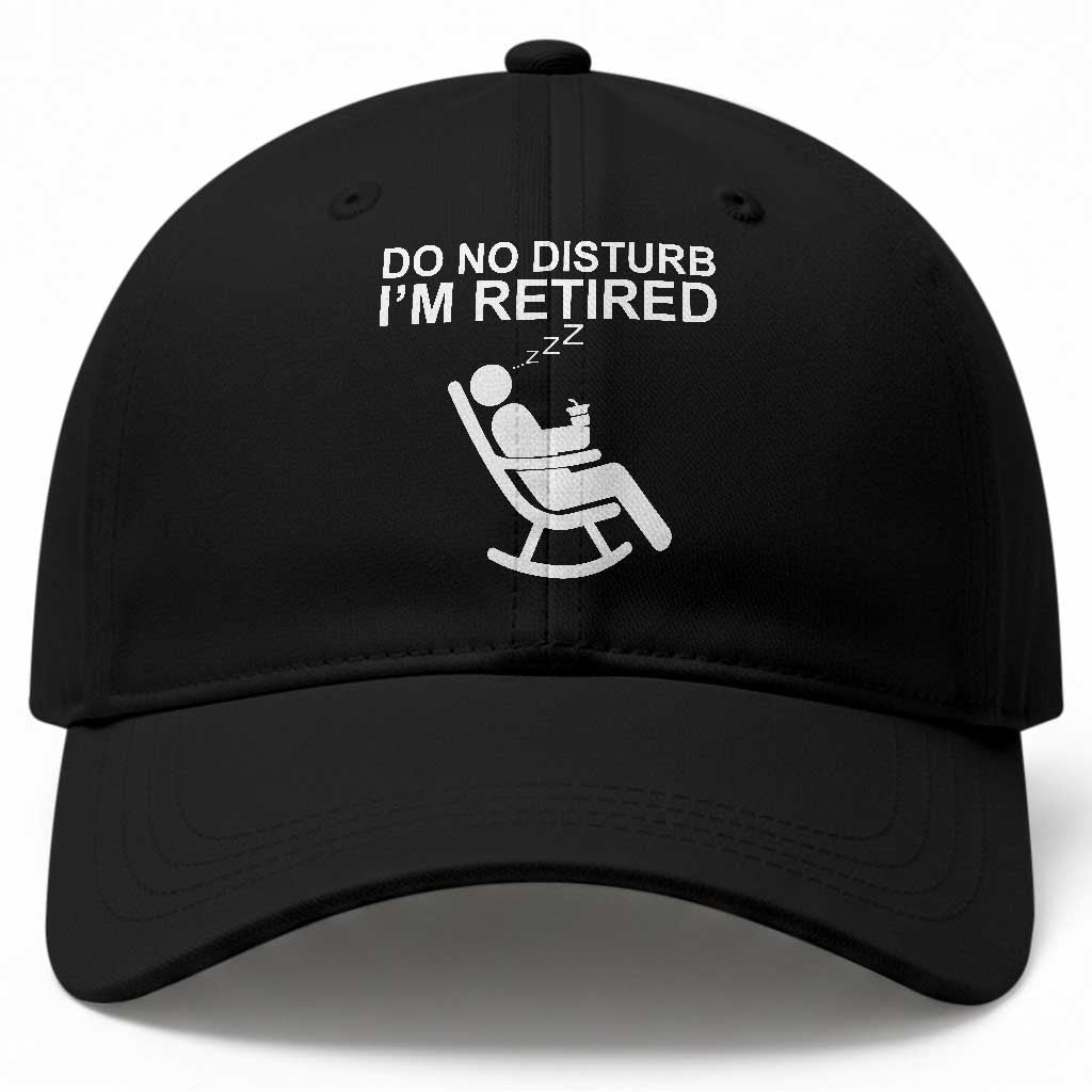 Retirement Gifts For Men Baseball Cap Do Not Disturb Im Retired