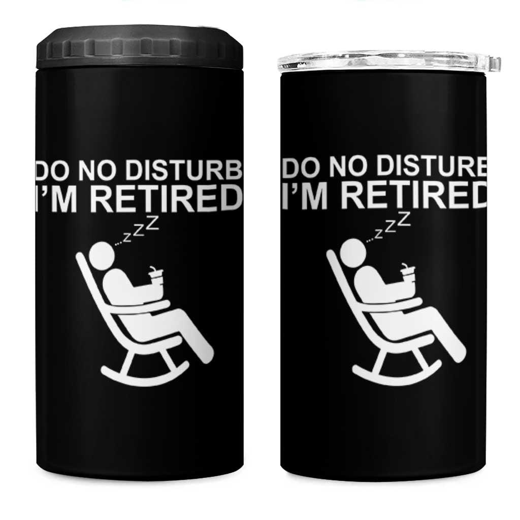 Retirement Gifts For Men 4 in 1 Can Cooler Tumbler Do Not Disturb Im Retired