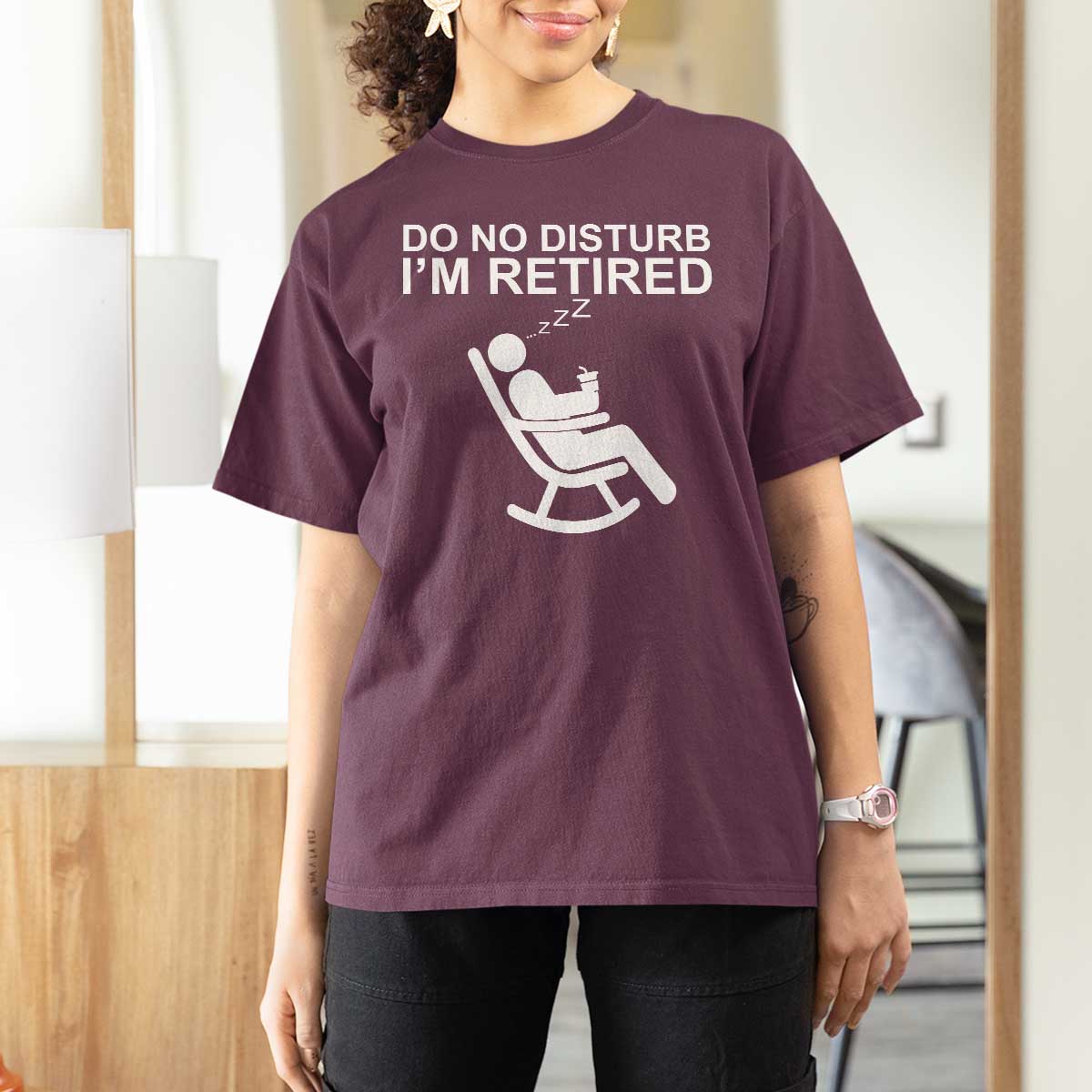 Retirement Gifts For Men T Shirt For Women Do Not Disturb Im Retired
