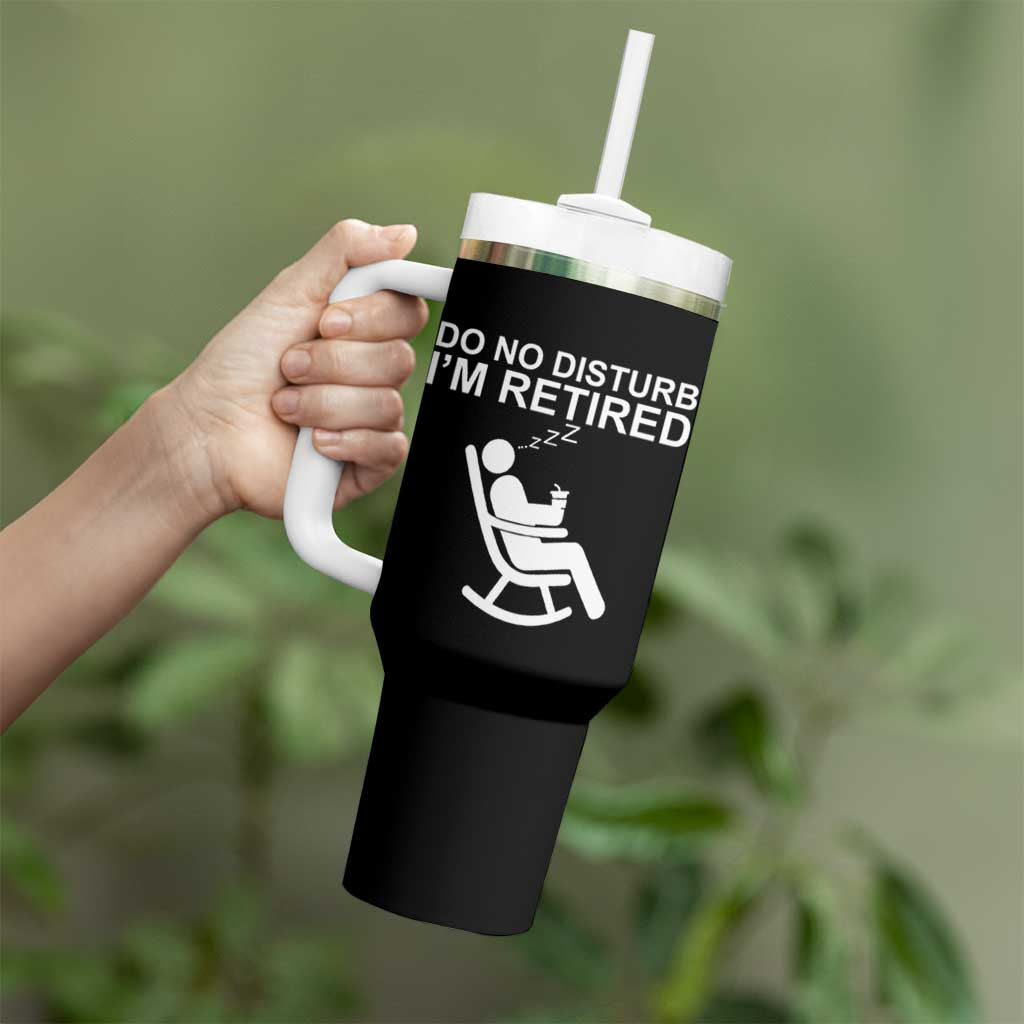 Retirement Gifts For Men Tumbler With Handle Do Not Disturb Im Retired