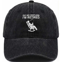 Retirement Gifts For Men Washed Cotton Baseball Cap Do Not Disturb Im Retired