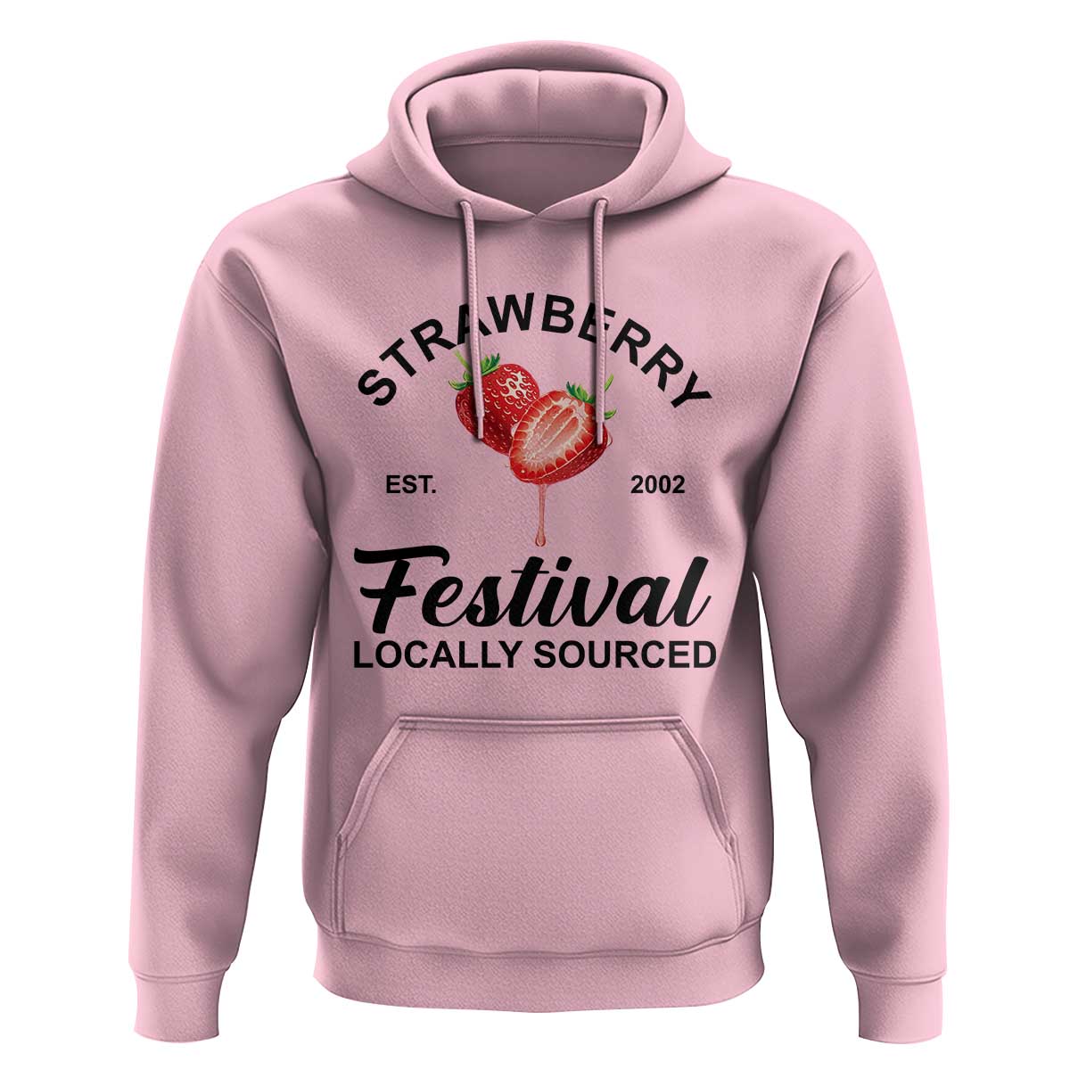 Strawberry Vintage Hoodie Summer Fruit Strawberry Festival Cottagecore