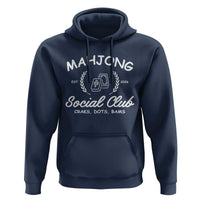 Funny Mahjong Social Club Hoodie Craks Dots Bams Mahjong Player Game Lovers