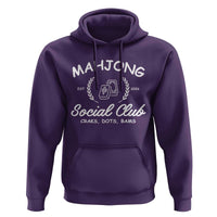 Funny Mahjong Social Club Hoodie Craks Dots Bams Mahjong Player Game Lovers