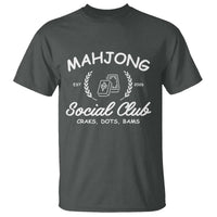 Funny Mahjong Social Club T Shirt Craks Dots Bams Mahjong Player Game Lovers