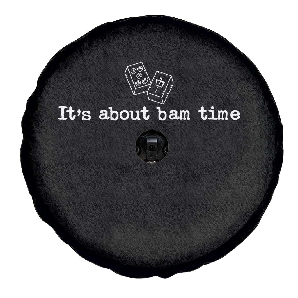 Funny Its About Bam Time Mahjong Players Spare Tire Cover