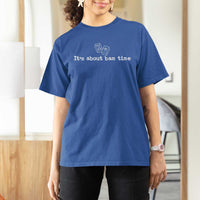 Funny Its About Bam Time Mahjong Players T Shirt For Women