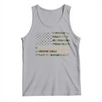 Promoted To Grandpa Est. 2026 Tank Top Retro Camo American Flag - Wonder Print Shop