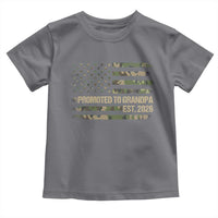 Promoted To Grandpa Est. 2026 Toddler T Shirt Retro Camo American Flag - Wonder Print Shop