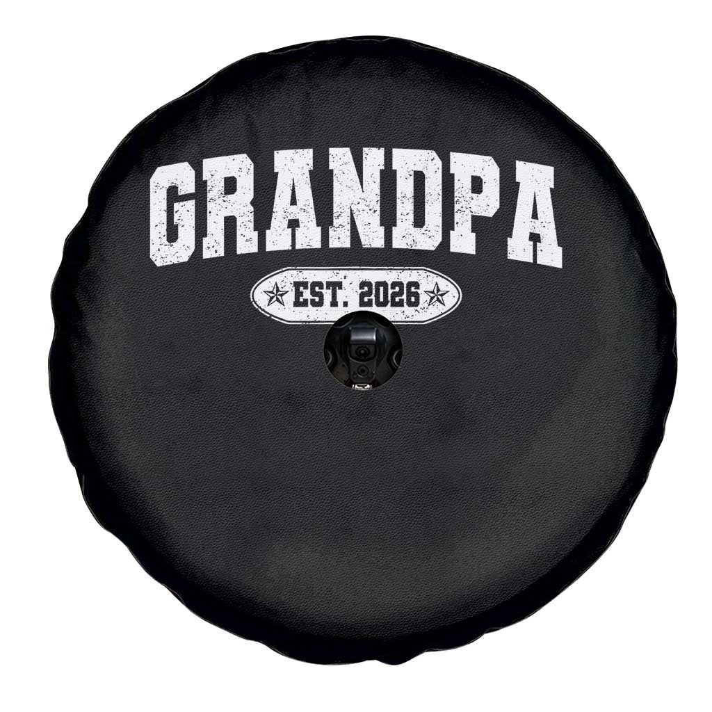 Grandpa Est 2026 Spare Tire Cover Promoted To Grandpa Paternity Fathers Day - Wonder Print Shop