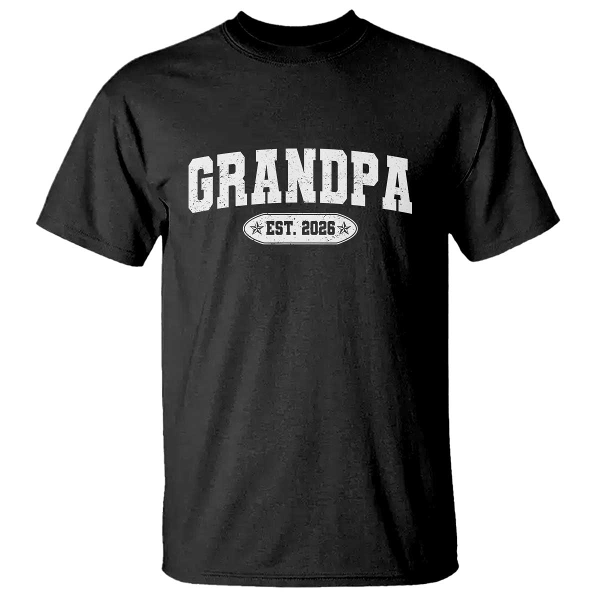 Grandpa Est 2026 T Shirt Promoted To Grandpa Paternity Fathers Day - Wonder Print Shop